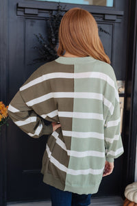 Can't Decide Color Block Striped Sweater - Happily Ever Atchison Shop Co.