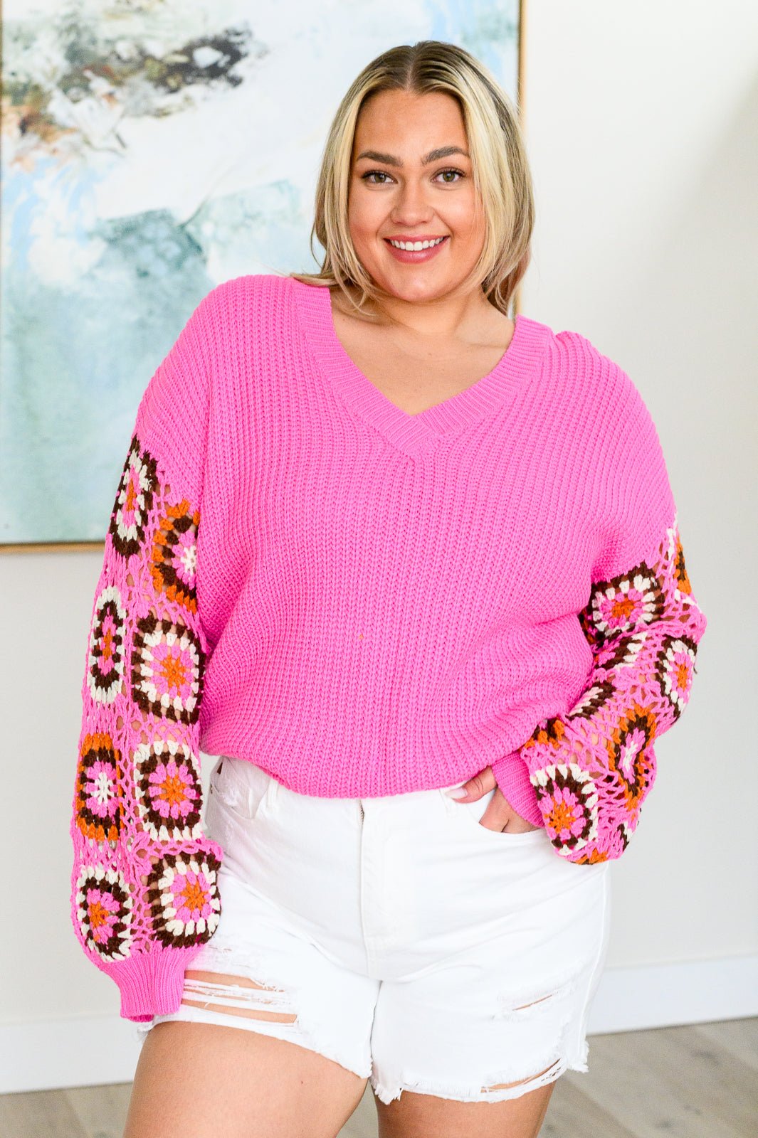 Can't Stop this Feeling V-Neck Knit Sweater - Happily Ever Atchison Shop Co.