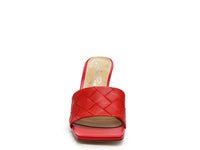 Carmen High Heeled Woven Square Toe Sandal - Happily Ever Atchison Shop Co.