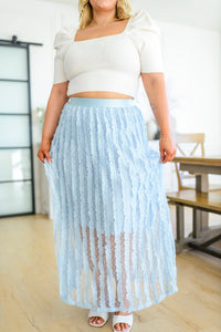 Cascading Ruffles A-Line Skirt - Happily Ever Atchison Shop Co.