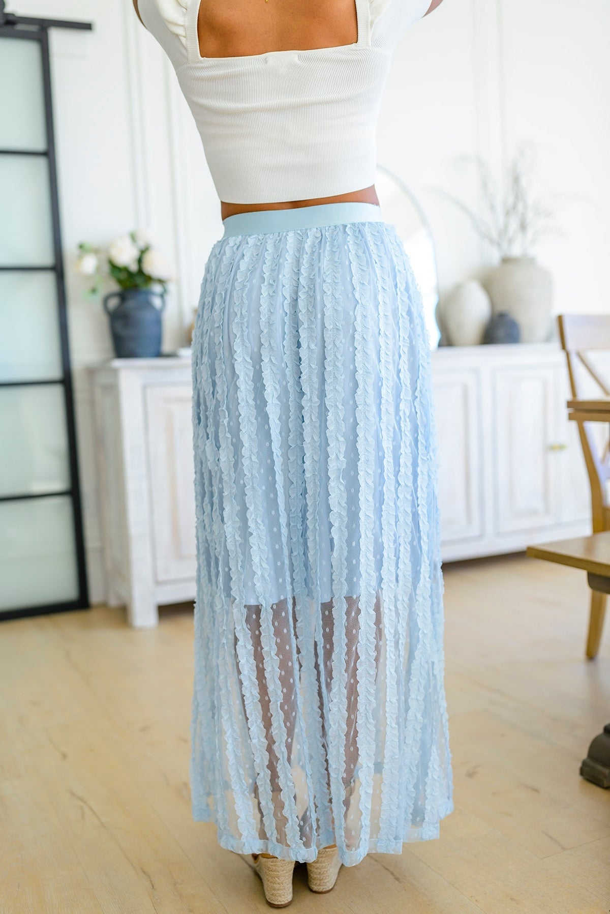 Cascading Ruffles A-Line Skirt - Happily Ever Atchison Shop Co.