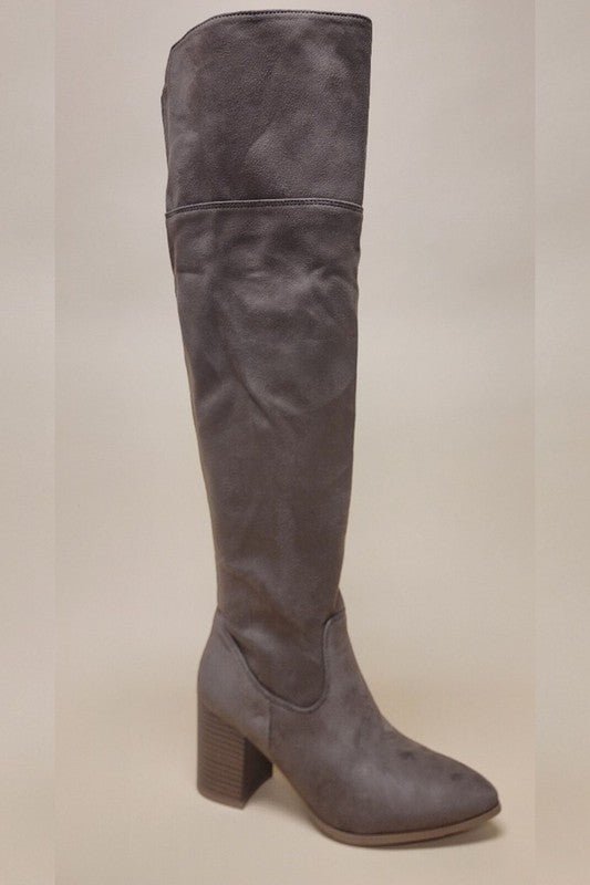 CASUAL KNEE HIGH BOOTS - Happily Ever Atchison Shop Co.