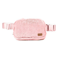 CC Faux Fur Belt Bag Fanny Pack - Happily Ever Atchison Shop Co.