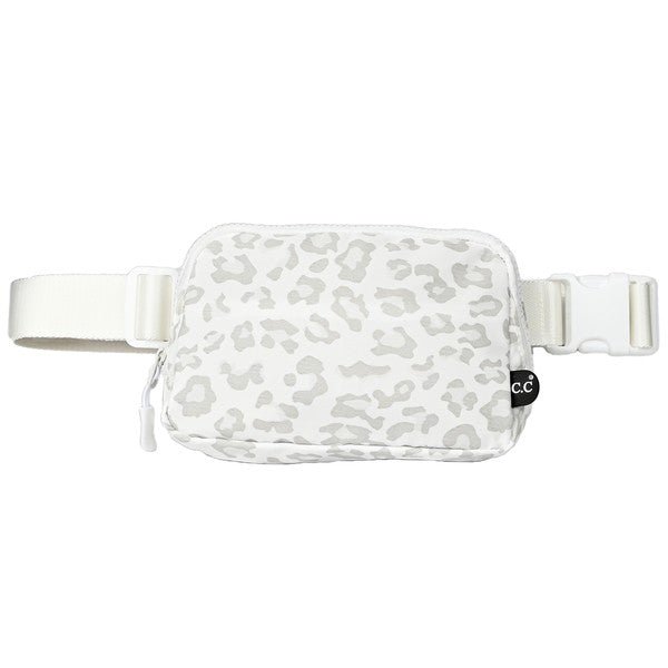 CC Leopard Pattern Belt Bag Fanny Pack - Happily Ever Atchison Shop Co.