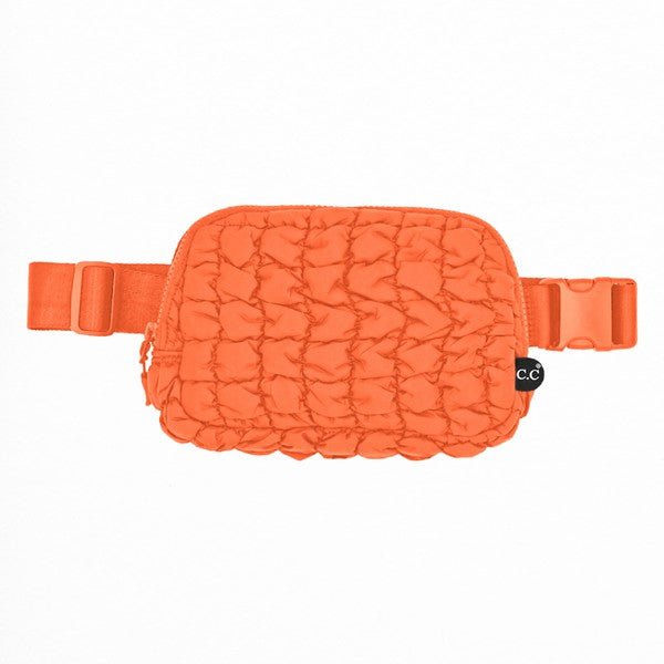 CC Quilted Puffer Belt Fanny Bag - Authentic C.C - Happily Ever Atchison Shop Co.