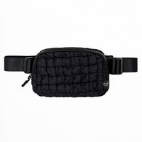 CC Quilted Puffer Belt Fanny Bag - Authentic C.C - Happily Ever Atchison Shop Co.