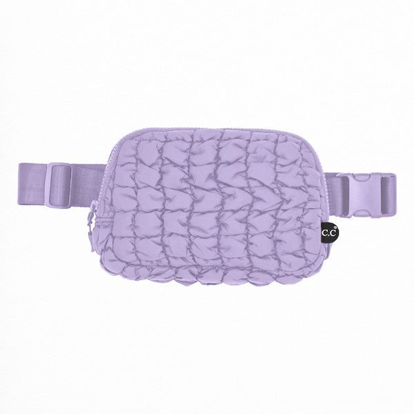 CC Quilted Puffer Belt Fanny Bag - Authentic C.C - Happily Ever Atchison Shop Co.