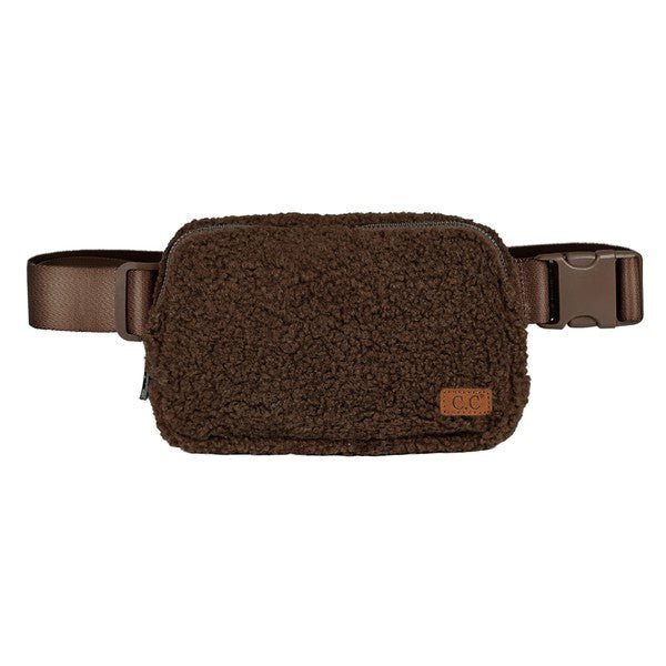 CC Sherpa Belt Bag Fanny Pack - Authentic C.C - Happily Ever Atchison Shop Co.