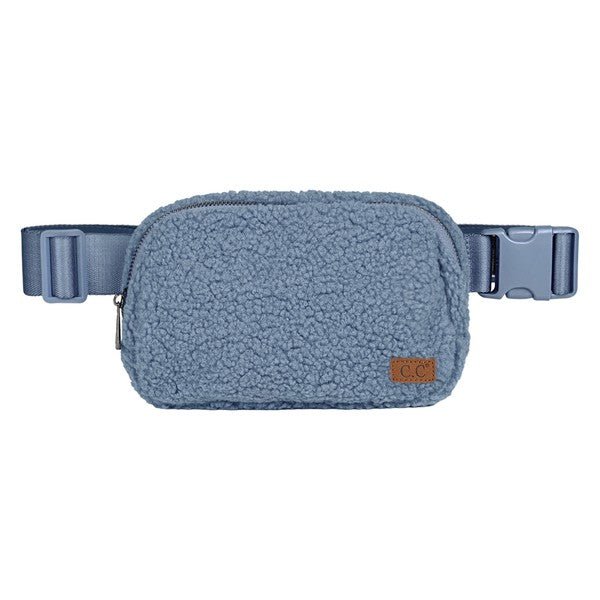 CC Sherpa Belt Bag Fanny Pack - Authentic C.C - Happily Ever Atchison Shop Co.