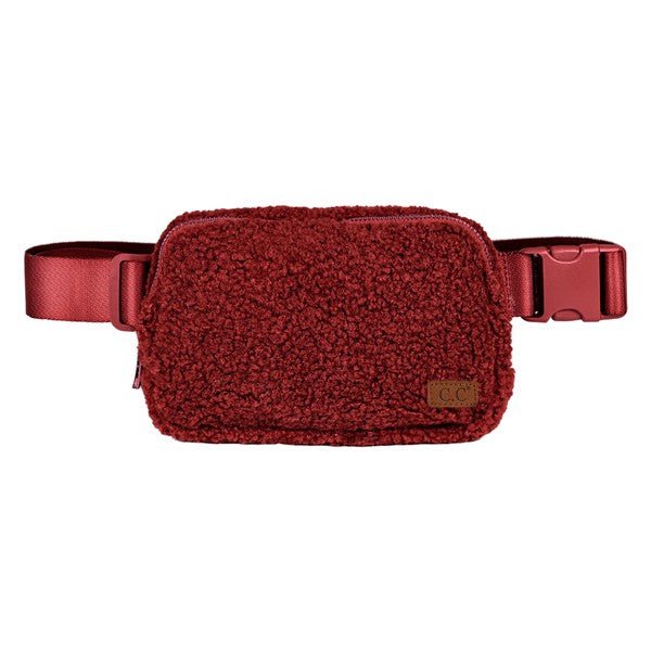 CC Sherpa Belt Bag Fanny Pack - Authentic C.C - Happily Ever Atchison Shop Co.