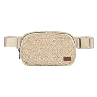 CC Sherpa Belt Bag Fanny Pack - Authentic C.C - Happily Ever Atchison Shop Co.