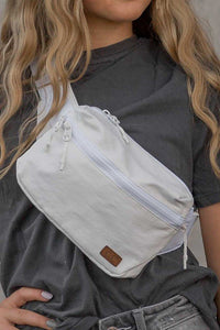 CC Zipper Fanny Pack - Authentic C.C Brand - Happily Ever Atchison Shop Co.