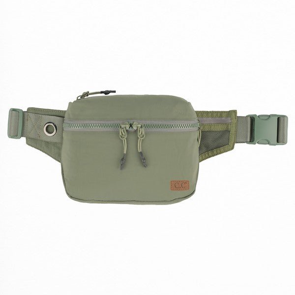 CC Zipper Fanny Pack - Authentic C.C Brand - Happily Ever Atchison Shop Co.