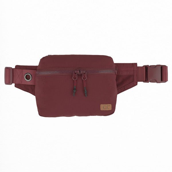 CC Zipper Fanny Pack - Authentic C.C Brand - Happily Ever Atchison Shop Co.