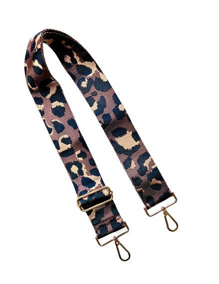 Cheetah Guitar Strap - Happily Ever Atchison Shop Co.