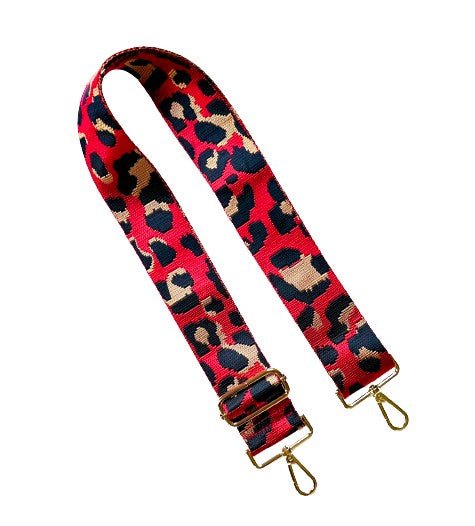 Cheetah Guitar Strap - Happily Ever Atchison Shop Co.