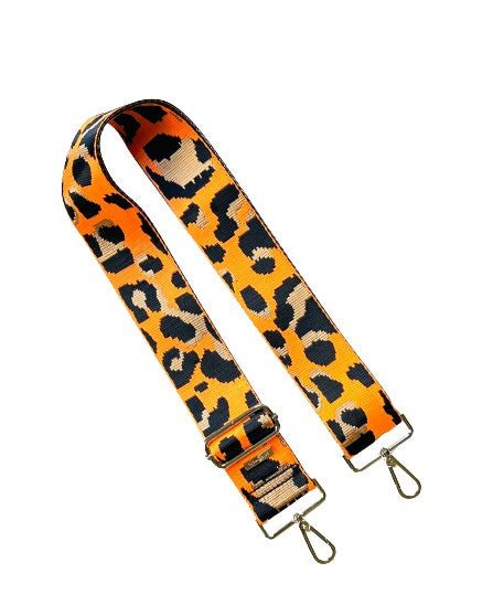 Cheetah Guitar Strap - Happily Ever Atchison Shop Co.