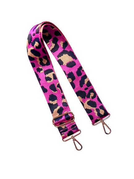 Cheetah Guitar Strap - Happily Ever Atchison Shop Co.
