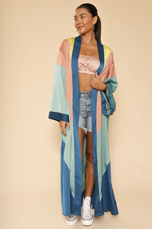 Chevron Kimono - Happily Ever Atchison Shop Co.