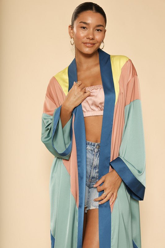 Chevron Kimono - Happily Ever Atchison Shop Co.