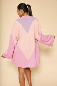 Chevron terry cloth novelty robe - Happily Ever Atchison Shop Co.