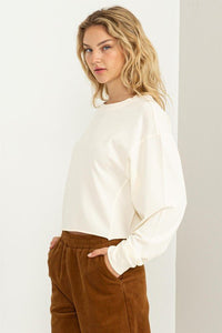 Chic Take Long Sleeve Sweatshirt - Happily Ever Atchison Shop Co.