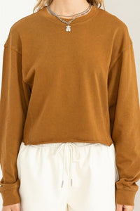 Chic Take Long Sleeve Sweatshirt - Happily Ever Atchison Shop Co.