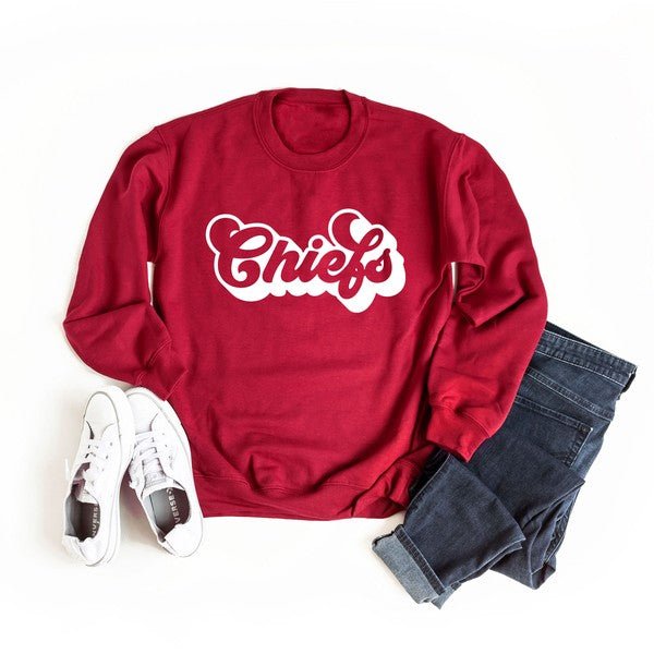 Chief Retro Graphic Sweatshirt - Happily Ever Atchison Shop Co.