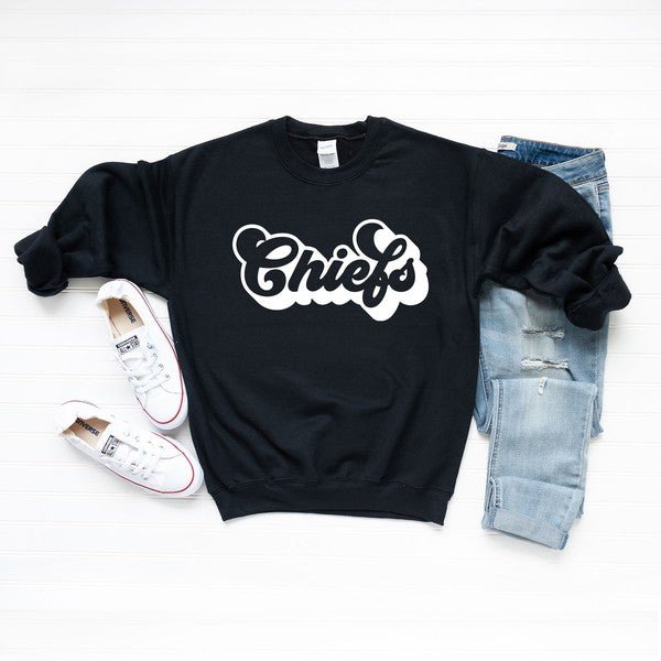 Chief Retro Graphic Sweatshirt - Happily Ever Atchison Shop Co.