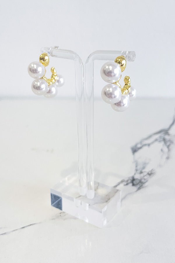 Chunky Pearl Earrings - Happily Ever Atchison Shop Co.