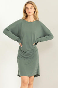 Class and Charm Oversized Midi Dress - Happily Ever Atchison Shop Co.