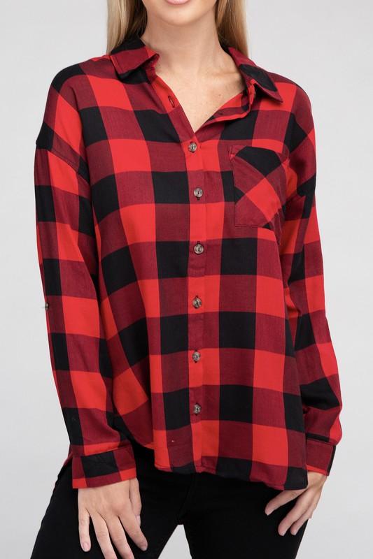 Classic Plaid Flannel Shirt - Happily Ever Atchison Shop Co.