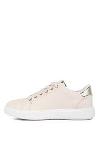 Claude Faux Leather Back Panel Detail Sneakers - Happily Ever Atchison Shop Co.