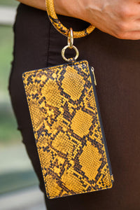 Clear Break Snakeskin Clutch - Happily Ever Atchison Shop Co.