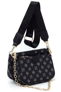 CM Monogram 2-in-1 Crossbody Bag - Happily Ever Atchison Shop Co.