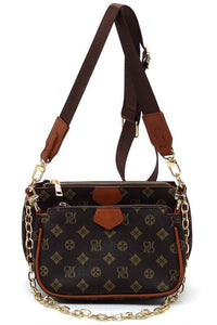 CM Monogram 2-in-1 Crossbody Bag - Happily Ever Atchison Shop Co.