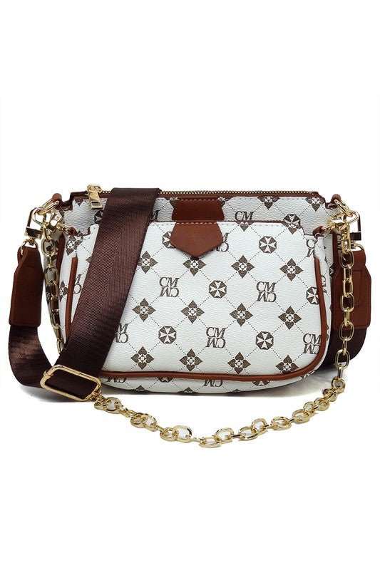 CM Monogram 2-in-1 Crossbody Bag - Happily Ever Atchison Shop Co.