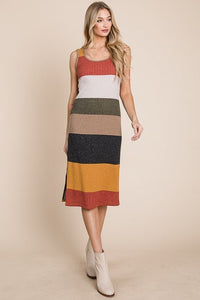 COLOR BLOCK CASUSAL DRESS - Happily Ever Atchison Shop Co.