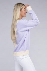 Color Block Pullover Sweater - Happily Ever Atchison Shop Co.