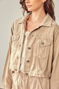 Color Denim Jacket - Happily Ever Atchison Shop Co.