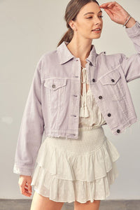 Color Denim Jacket - Happily Ever Atchison Shop Co.