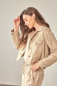 Color Denim Jacket - Happily Ever Atchison Shop Co.