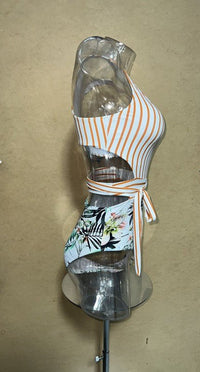 COMBO PRINT ONE PIECE SWIMSUIT - Happily Ever Atchison Shop Co.