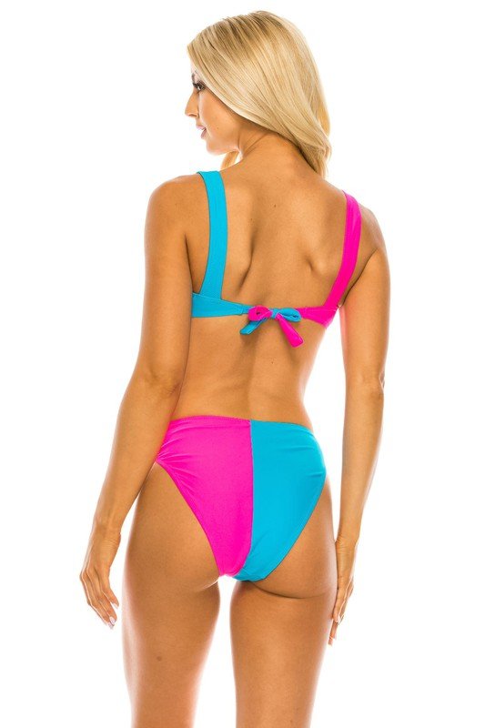 CONTRAST BIKINI SET - Happily Ever Atchison Shop Co.