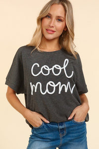 COOL MOM POP UP LETTER DOLMAN KNIT TOP - Happily Ever Atchison Shop Co.