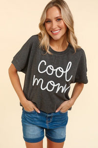 COOL MOM POP UP LETTER DOLMAN KNIT TOP - Happily Ever Atchison Shop Co.