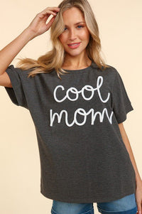 COOL MOM POP UP LETTER DOLMAN KNIT TOP - Happily Ever Atchison Shop Co.