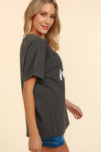 COOL MOM POP UP LETTER DOLMAN KNIT TOP - Happily Ever Atchison Shop Co.