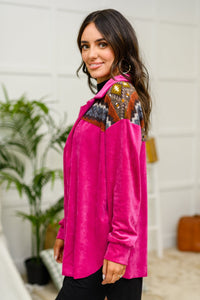 Cozy Cabin Days Sweater in Magenta - Happily Ever Atchison Shop Co.