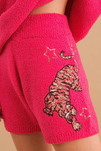 Cozy Soft Knitted Tiger Star Lounge Set - Happily Ever Atchison Shop Co.